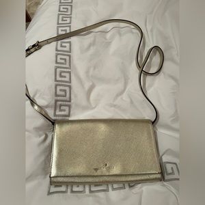 Kate spade gold shoulder bag / clutch